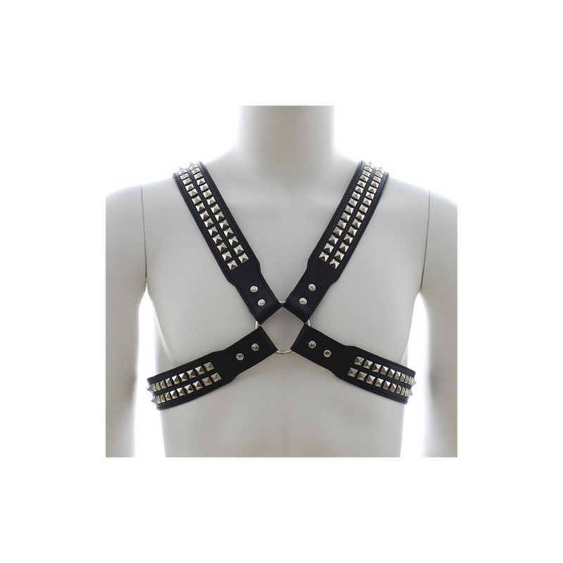 Generique Harnais homme Studs Steel Chest